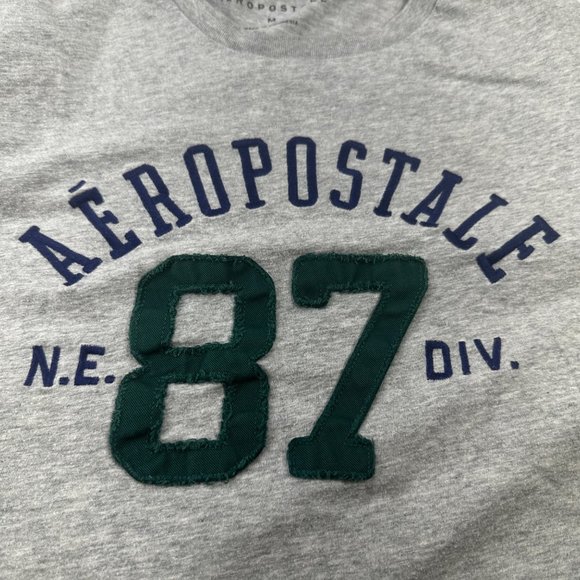 Lot Of 2 Aeropostale Men's Size Medium NY And NE 1987 Tee Shirts Preowned - Picture 4 of 16